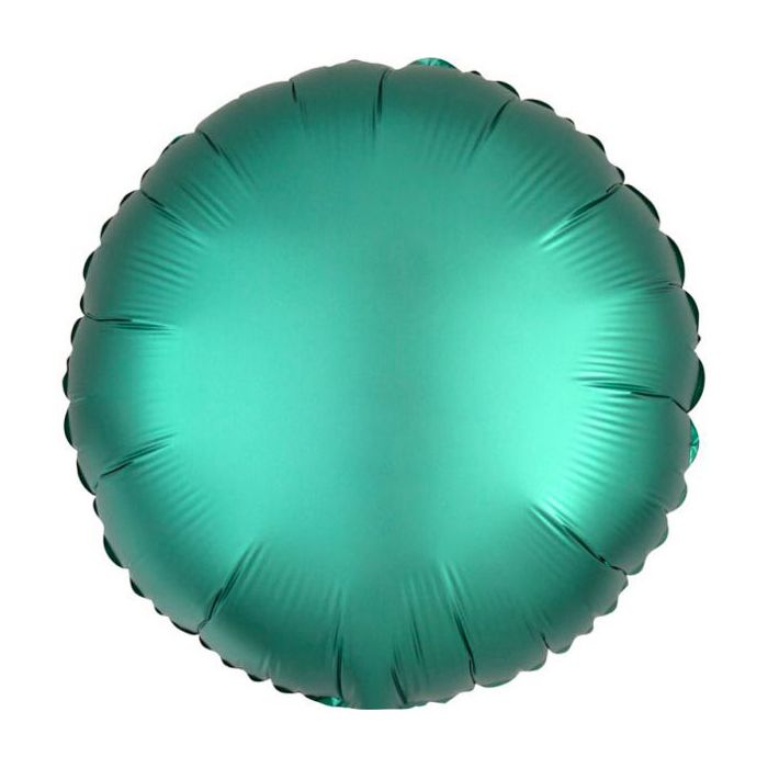 Palloncino Satin Luxe Jade Pz.1 Mylar Tondo Cm.43 main product photo