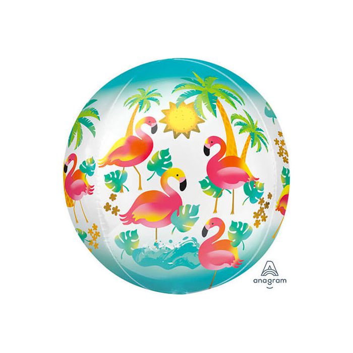 Palloncini Fenicotteri Orbz Pz.1 Mylar 3d Orbz Cm.38 X Cm.40 main product photo
