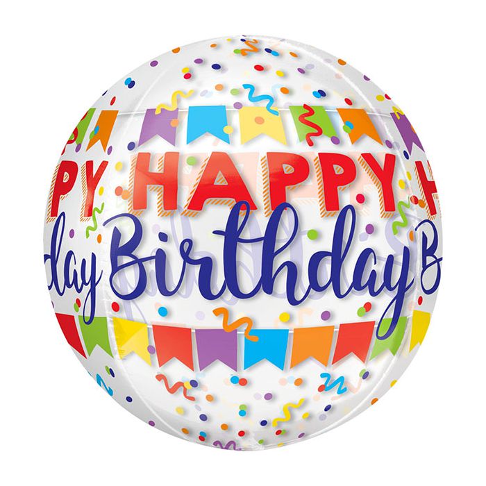 Palloncino Compleanno Banner Orbz Pz.1 Mylar 3d Orbz Cm.38 X Cm.40 main product photo