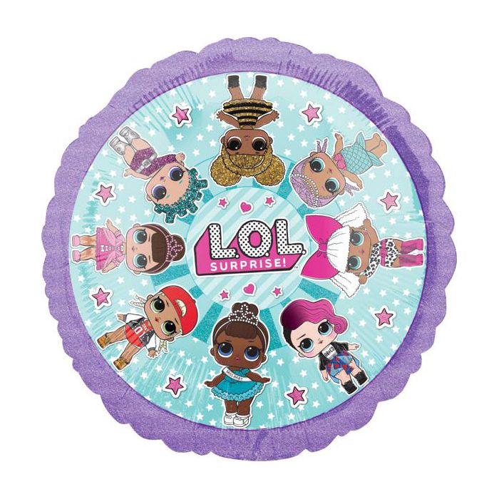 Palloncini Lol Surprise Pz.1 Mylar Tondo 17" Cm.43 main product photo