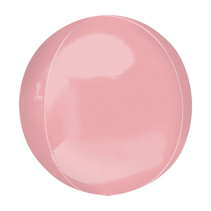Palloncino Orbz Pastel Pink Pz.1 Mylar 3d Orbz Cm.38 X Cm.40 main product photo