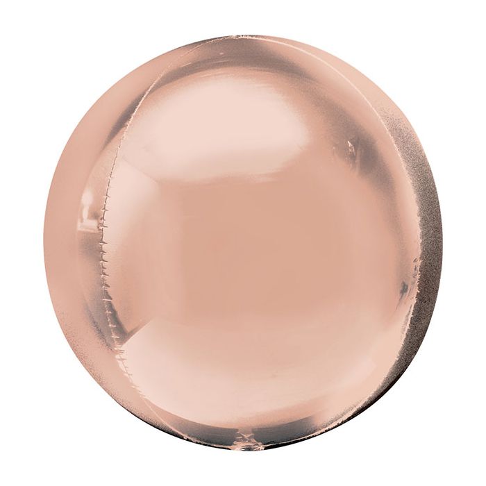 Palloncino Orbz Jumbo Rose Gold Pz.3 Mylar 3d Orbz Jumbo Cm.53 X Cm.53 main product photo