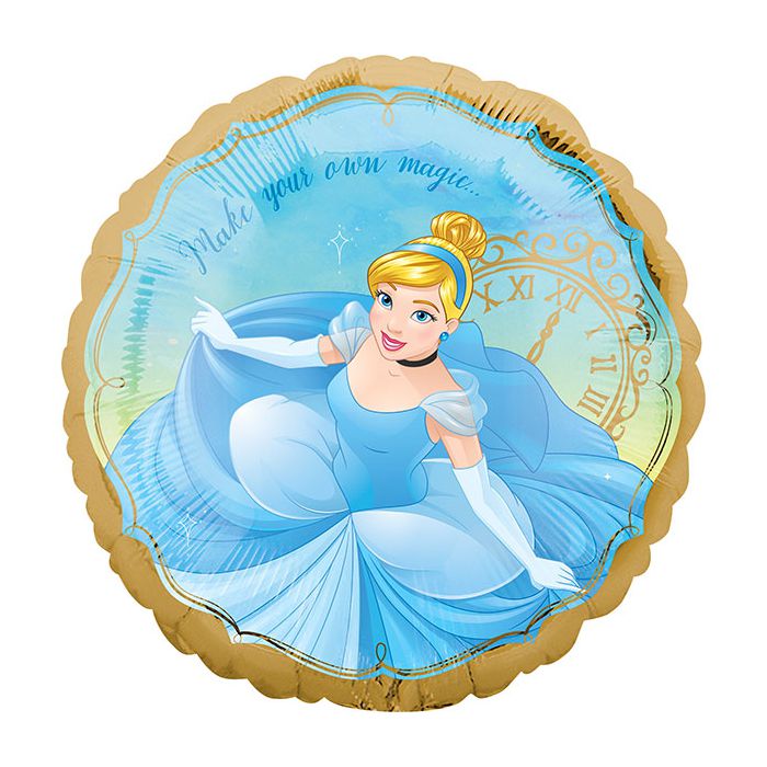 Palloncino Cenerentola Pz.1 Mylar Tondo 17" Cm.43 main product photo