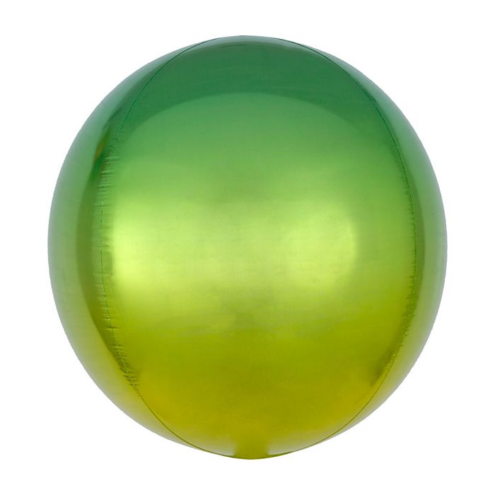Palloncino Orbz Giallo E Verde Pz.1 Mylar 3d Orbz Cm.38 X Cm.40 main product photo