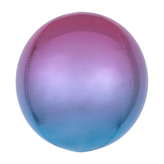 Palloncino Orbz Rosa Viola E Blu Pz.1 Mylar 3d Orbz Cm.38 X Cm.40 main product photo