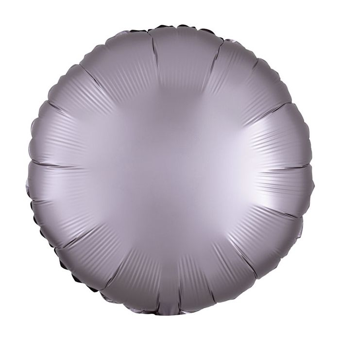 Palloncino Satin Luxe Greige Pz.1 Mylar Tondo Cm.43 main product photo