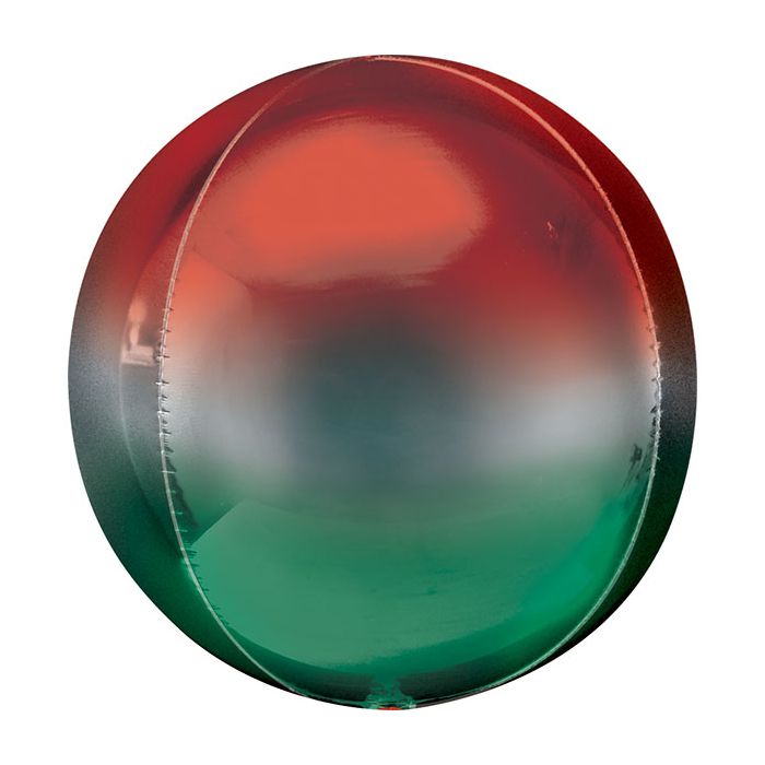 Palloncino Orbz Rosso E Verde Pz.1 Mylar 3d Orbz Cm.38 X Cm.40 main product photo