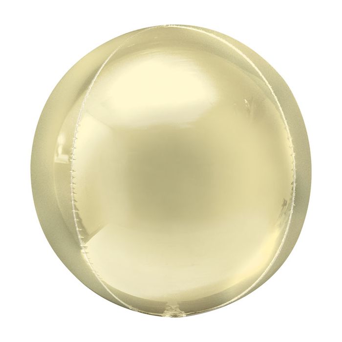 Palloncino Orbz Giallo Pastello Pz.1 Mylar 3d Orbz Cm.38 X Cm.40 main product photo