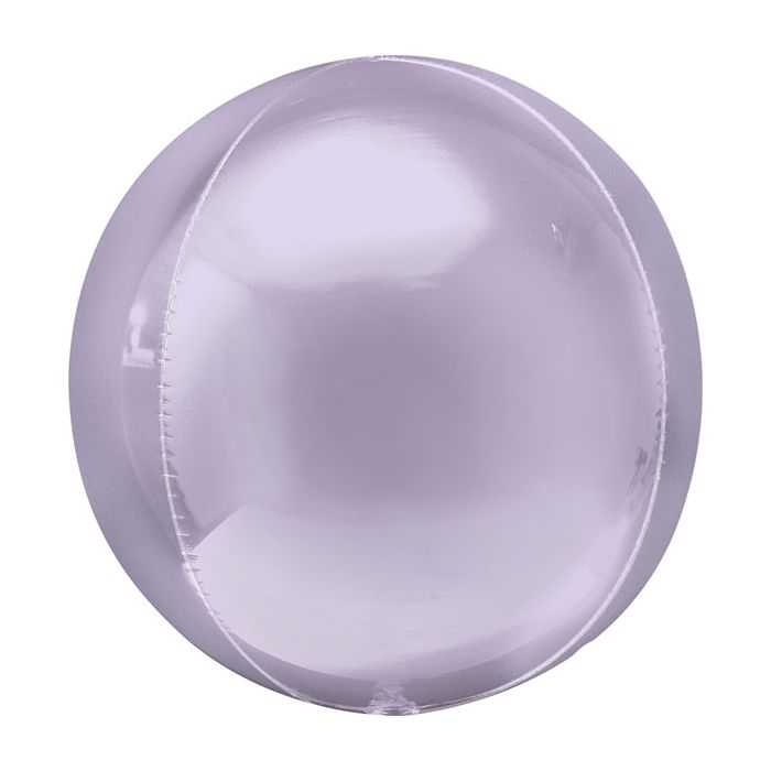 Palloncino Orbz Lilla Pastello Pz.1 Mylar 3d Orbz Cm.38 X Cm.40 main product photo