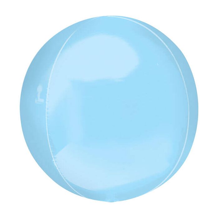 Palloncino Orbz Jumbo Celeste Pz.3 Mylar 3d Orbz Jumbo Cm.53 X Cm.53 main product photo