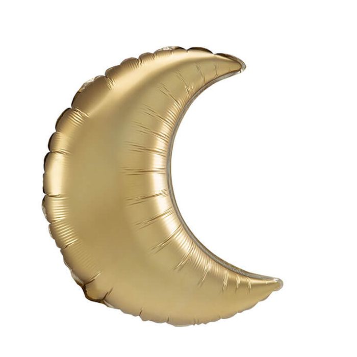Palloncino Luna Oro Satinato 26" Pz.3 main product photo