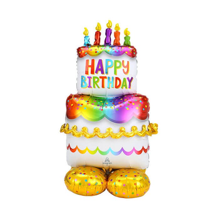 Palloncino Torta Compleanno Pz.1 Airloonz 134 cm main product photo