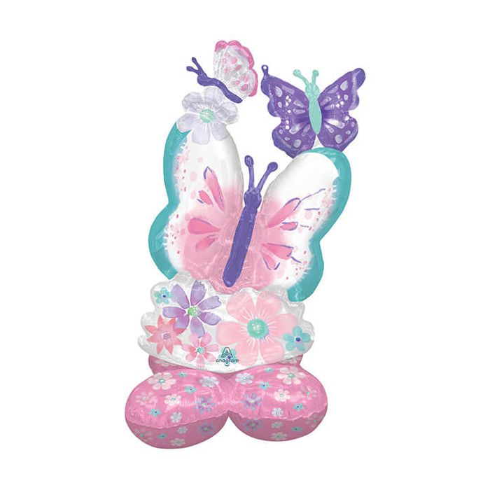Palloncino farfalle e fiori pz.1 main product photo