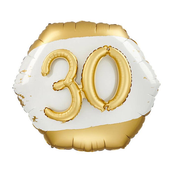 Palloncino 30 anni oro pz.1 main product photo