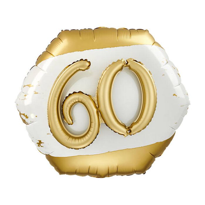 Palloncino 60 anni oro pz.1 main product photo