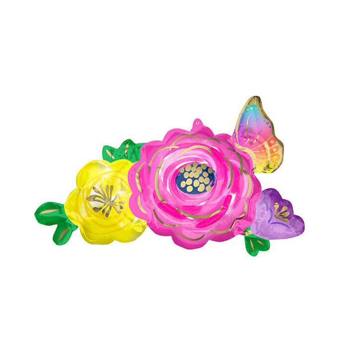 Palloncino Fiori E Farfalle Pz.1 main product photo