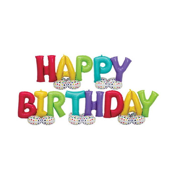 Palloncino Happy Birthday Pz.1 Airloonz main product photo