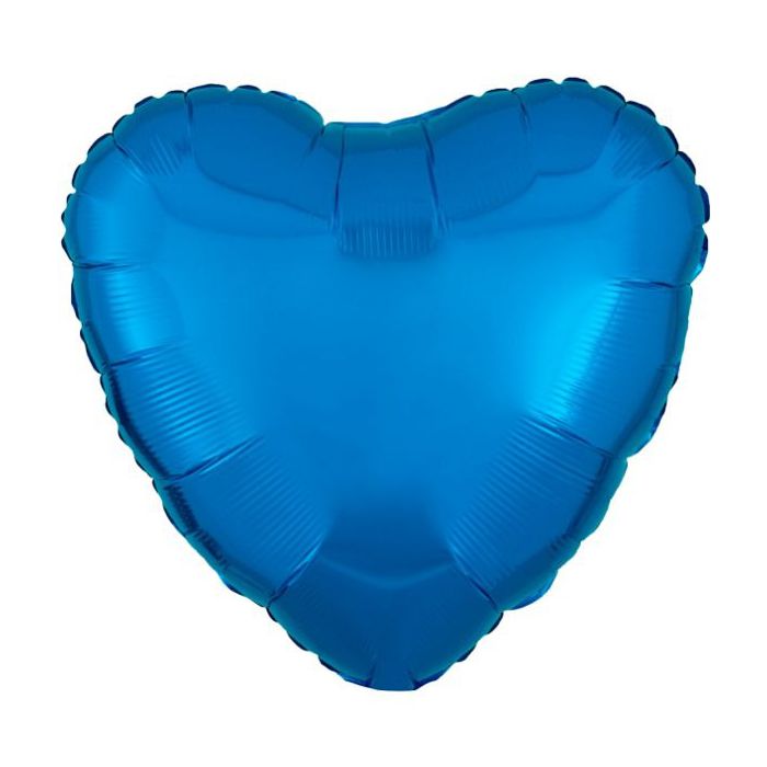Palloncino Cuore Blu 18" Pz.1 main product photo