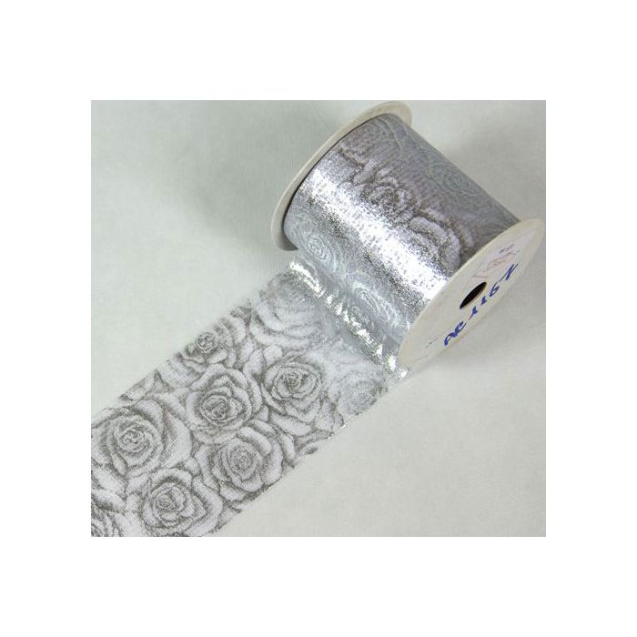 Nastro rose argento pz.1, MM.85 X MT.15 main product photo