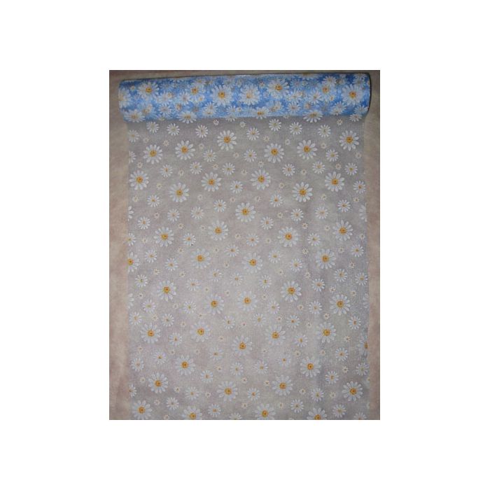 Runner celeste margherita bianca pz.1, MT. 5 X CM.30 H main product photo