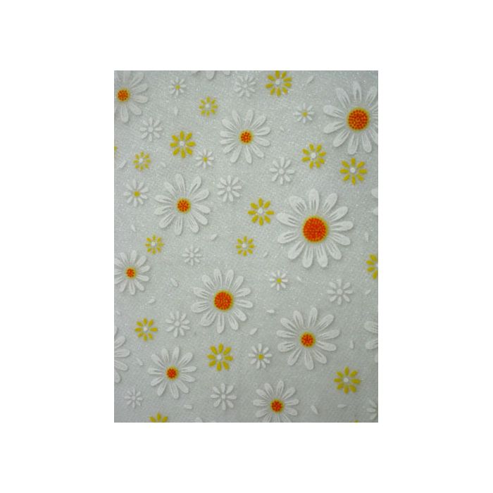 Runner h30cm 5 mt bianco stp margherite main product photo