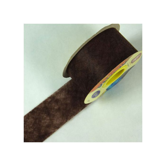 Nastro polytulle marrone pz.1, H.CM.5 X MT.50 main product photo