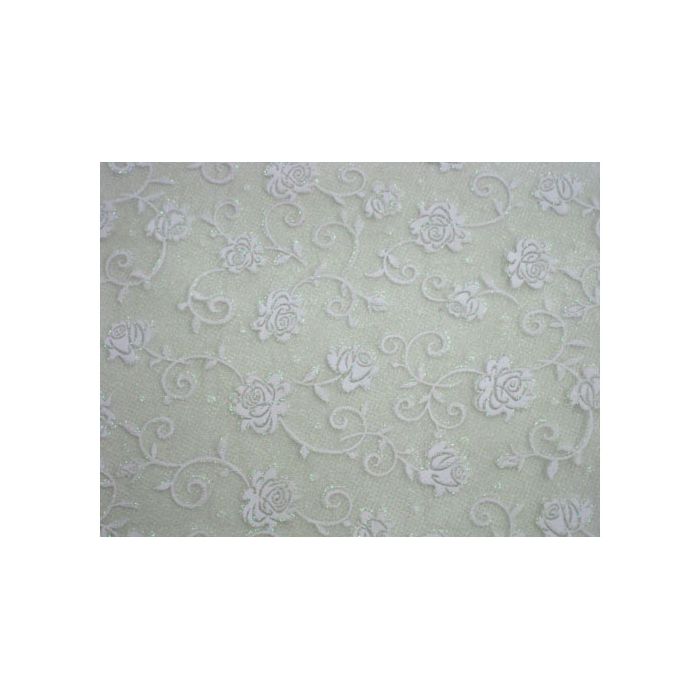 Rotolo organza rose glitter pz.1, MT.3 X CM.H.150 main product photo