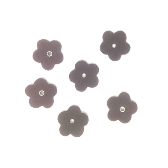 Fiore in feltro vinaccia pz.12, CM.3 X 3 main product photo
