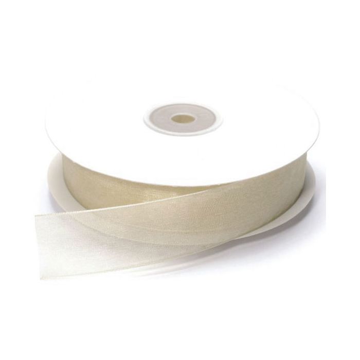 Nastro organza avorio pz.1, MM.50 X 20 MT main product photo