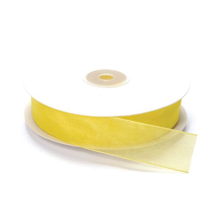 Nastro organza giallo chiaro pz.1, MM.50 X 20 MT main product photo