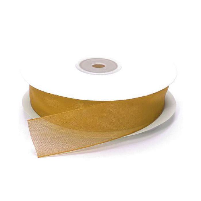 Nastro organza giallo oro pz.1, MM.50 X 20 MT main product photo