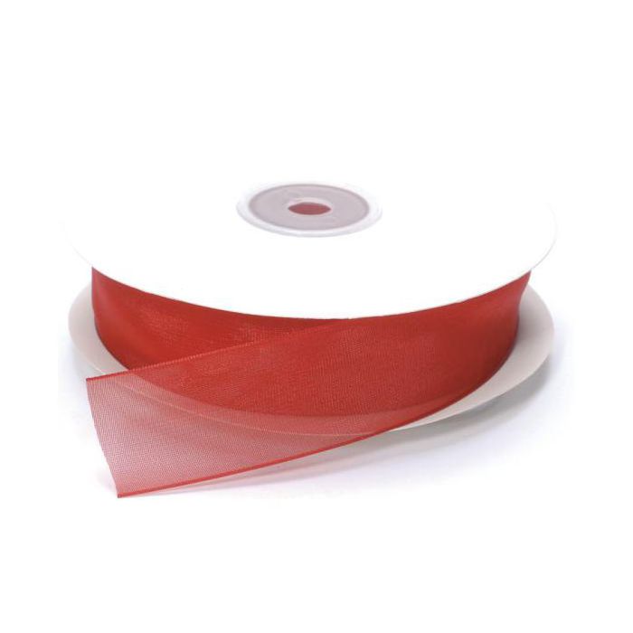 Nastro organza rosso pz.1, MM.50 X 20 MT main product photo