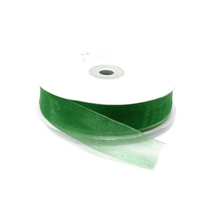 Nastro organza verde scuro pz.1, MM.50 X 20 MT main product photo