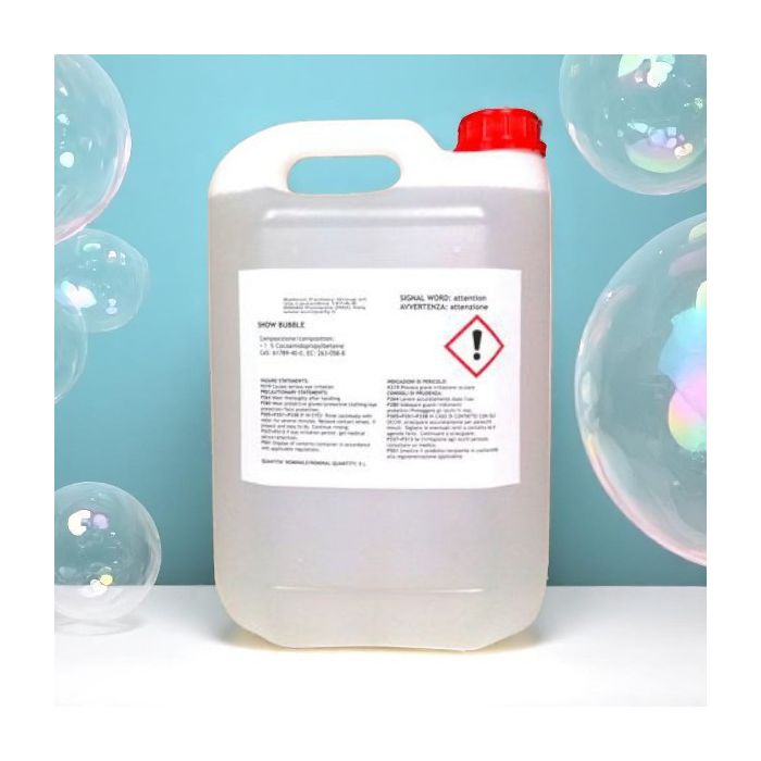Liquido bolle di sapone tanica kg.5 pz.1 main product photo