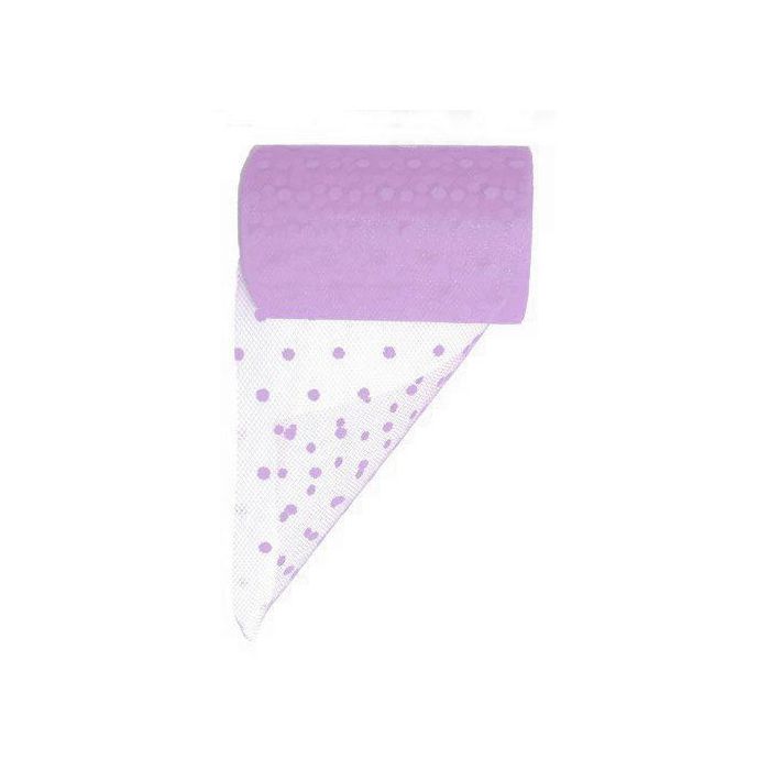 Tulle pois lilla chiaro pz.1, CM.12.5 X MT.25 main product photo