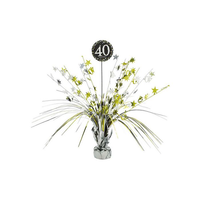 Centrotavola 40° Compleanno Pz.1 Cm.45.7 main product photo