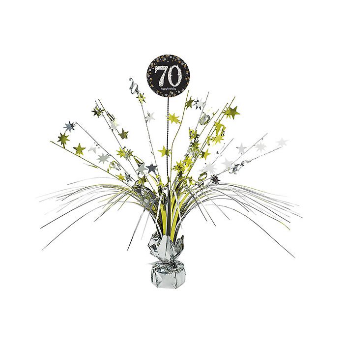 Centrotavola 70° Compleanno Pz.1 Cm.45.7 main product photo