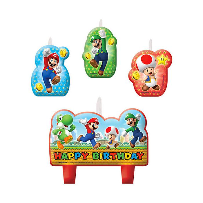 Candeline Super Mario Bros Pz.4 main product photo