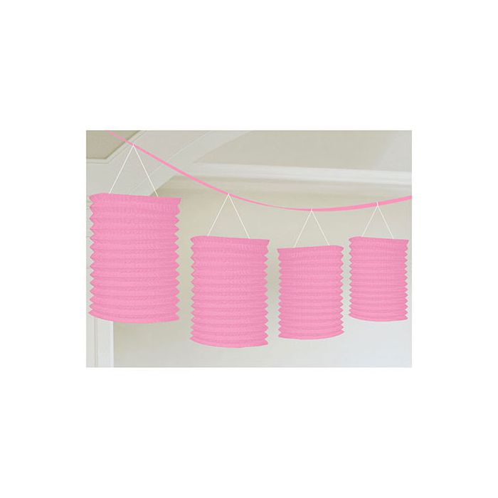 Festone Lanterna Rosa Light Pz.1 Mt.3.65 main product photo