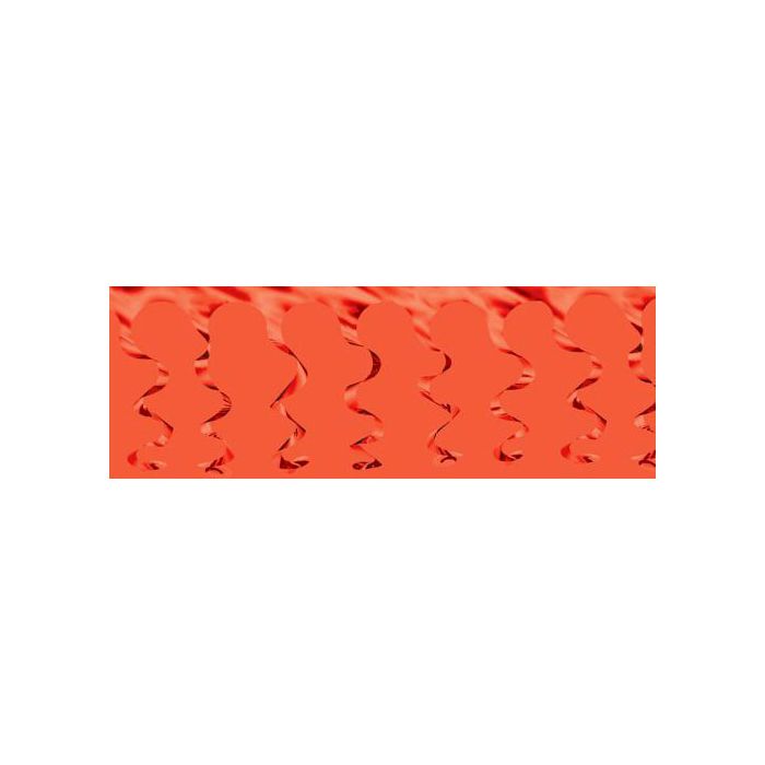 Festone Spirale Rossa Pz.1 Cm.38 X Mt.5.5 main product photo