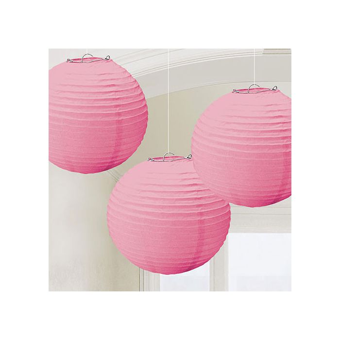 Lanterna Sfera Rosa Light Pz.3 Cm.20.4 main product photo
