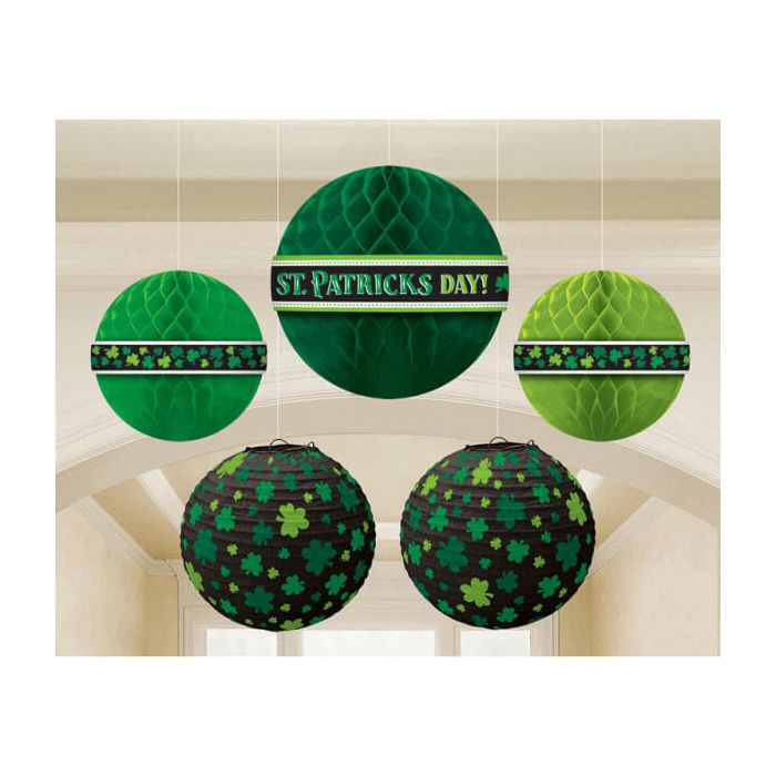 Kit decorazioni lanterna san patrizio pz.5 main product photo