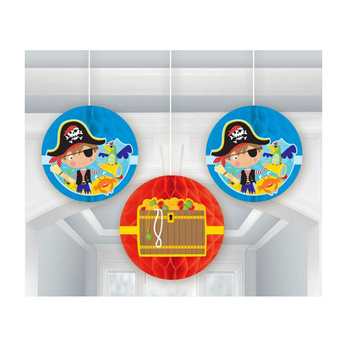Decorazione Piccoli Pirati Pz.3 Pc.3 X 17.7 Cm main product photo