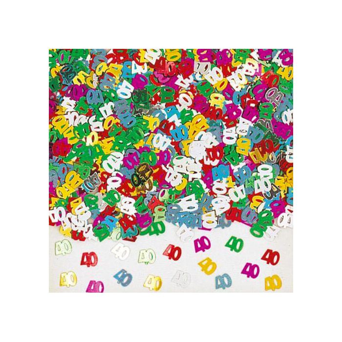 Coriandoli da tavola 40 Compleanno Pz.1 Gr.14 main product photo