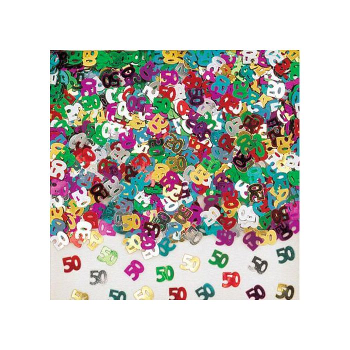 Coriandoli da tavola 50 Compleanno Pz.1 Gr.14 main product photo
