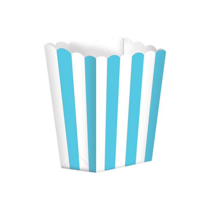 Scatola pop corn azzurra pz.5 main product photo