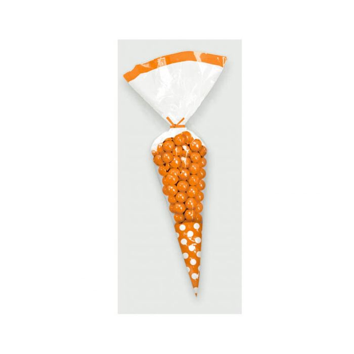 Sacchetti Cono Arancione Pz.10 Cm.8.5 X Cm.27.2 main product photo