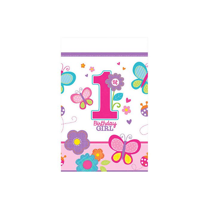 Tovaglia 1° Compleanno Bambina Pz.1 Cm.130 X Cm.240 main product photo