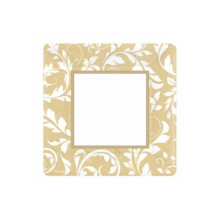 Piatti Oro Anniversario Pz.8 Cm.25.4 main product photo