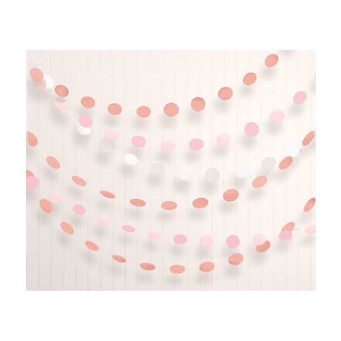Decorazione Filare Rose Gold Pz.6 Decorazione Cm.213 main product photo